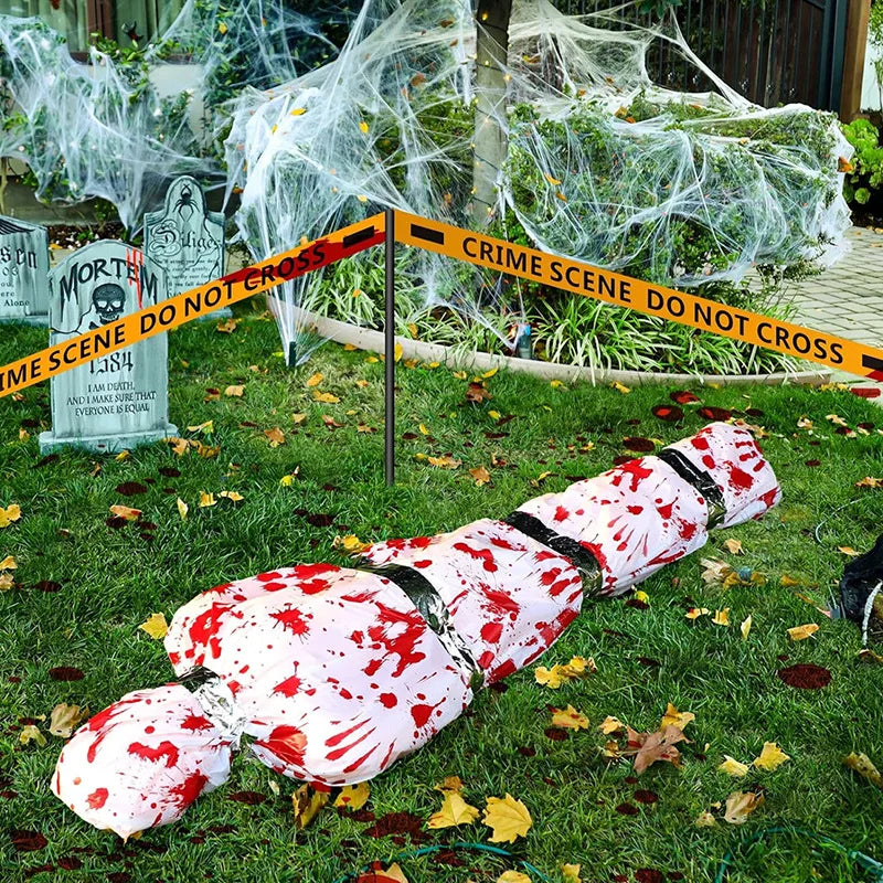Halloween Horror Fake Dead Body Inflatable Prop for Yard Haunted House Decor