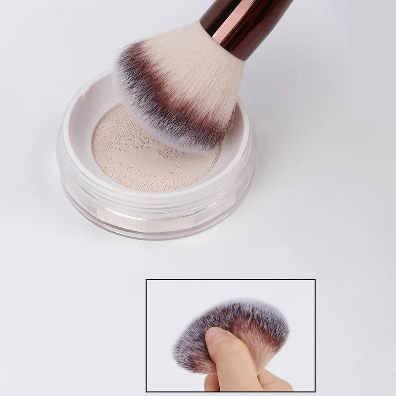 Double-Headed Makeup Brush Set for Foundation Blush BB Cream Portable Cosmetic Tool
