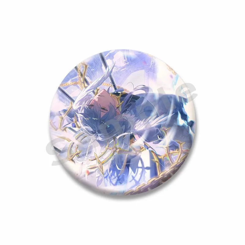Honkai Star Rail Brooch Pin Set - Cute Cartoon Badge Accessories for Clothes & Backpack