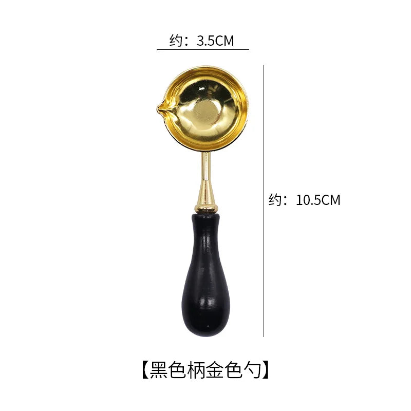 Sealing Wax Furnace with Melting Pot and Spoon Tool for Wedding Invitations DIY Crafts