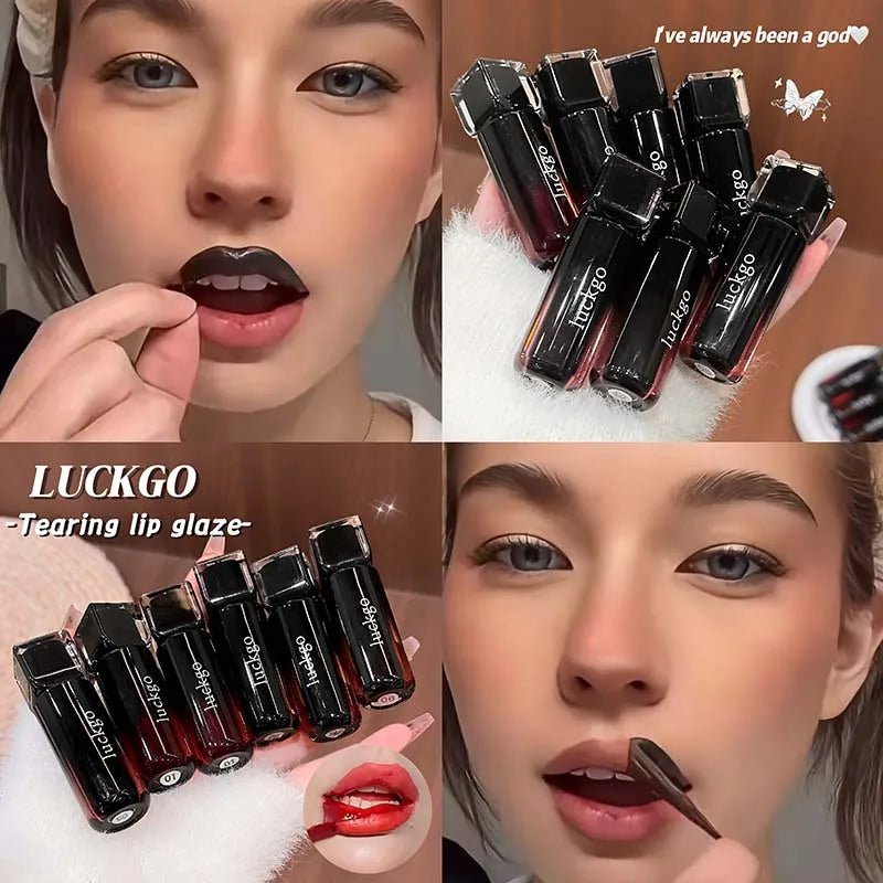 Waterproof Matte Lip Stain & Lip Liner - Tear Off Lip Gloss with Contour Outline