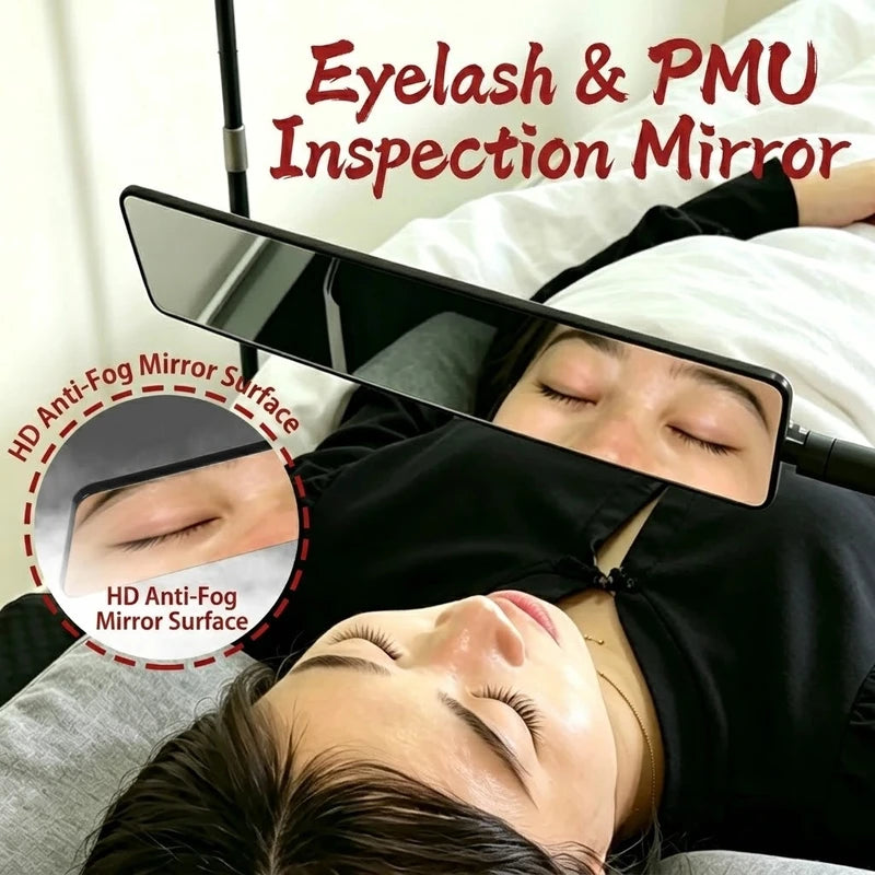 Adjustable Eyelash Extension Inspection Mirror for Lash Root Lifting Prevention - Lash Tech Tool