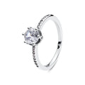 925 Sterling Silver Infinity Heart Engagement Wedding Ring for Women - Luxury Jewelry Gift