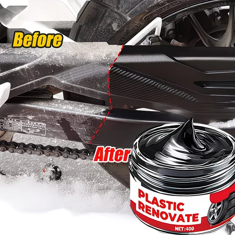 Plastic Polishing Paste for Car and Furniture Scratch Repair - Multiple Colors