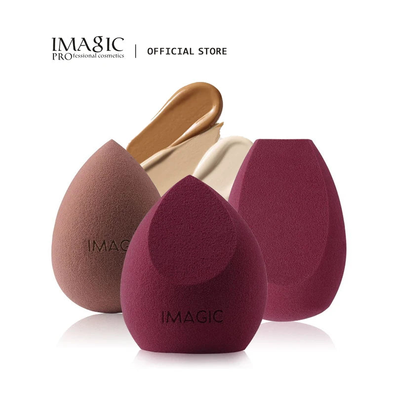 3Pcs Makeup Puff Set for Wet & Dry Foundation, Concealer & Multipurpose Application