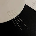 Minimalist Long Tassel Drop Earrings for Women - Korean Fashion Jewelry