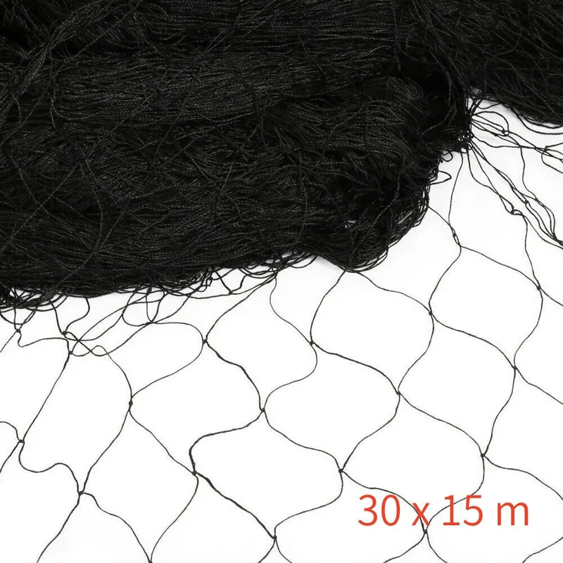 Heavy Duty Nylon Bird Netting 30x15m Garden Mesh for Fruit Trees & Vegetables