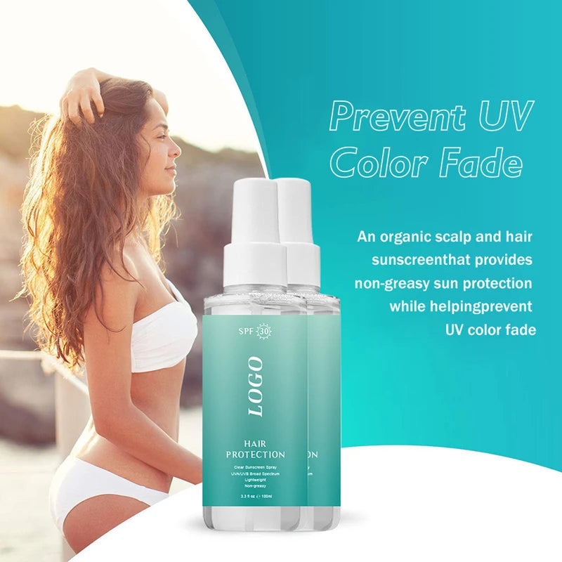 Lightweight 100ml Leave-In Hair Spray with Custom Logo - Hair Protection & Oil Control
