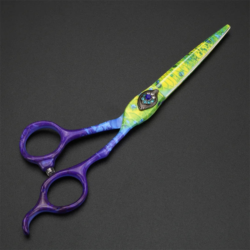 Professional 6-Inch Hair Scissors Thinning & Cutting Shears Japan Steel