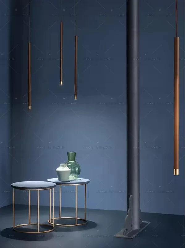 LED Long Chandeliers for Stairs & Living Rooms Minimalist Pendant Lighting