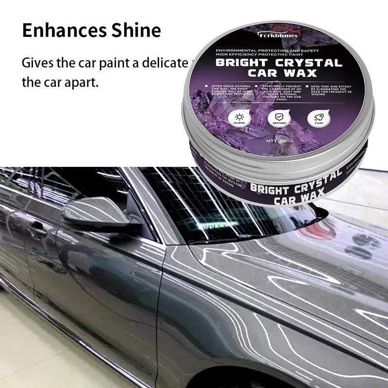 Car Crystal Plating Wax Set Nano Ceramic Coating Scratch Remover Polishing Paste