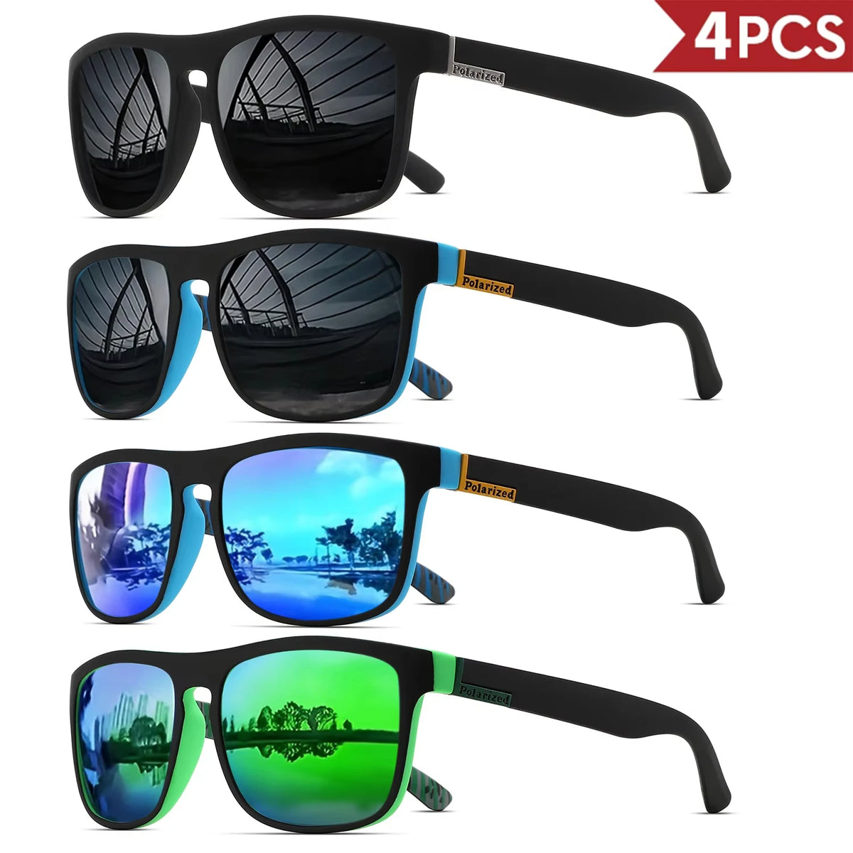 Unisex Polarized Sports Sunglasses Lightweight UV400 Cycling Fishing Driving