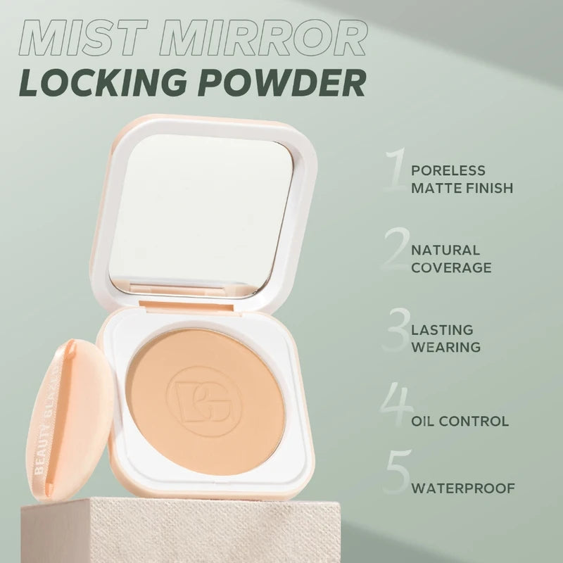 Oil Control Matte Face Powder with Waterproof Finish - Flawless Full Coverage