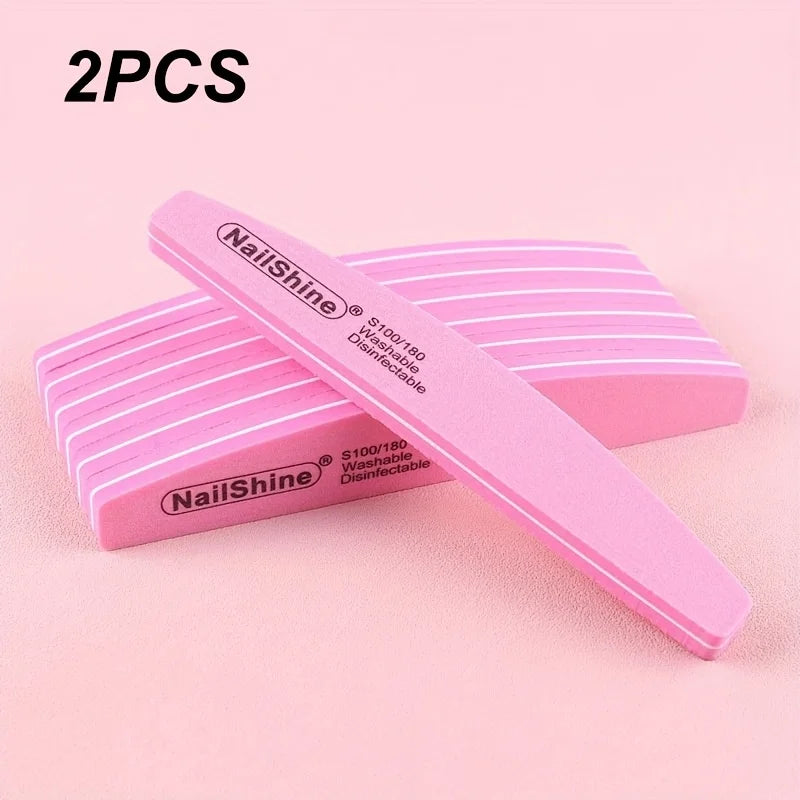 Professional Double-Sided Nail Buffer Block Set for Manicure & Pedicure