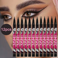 Waterproof Liquid Eyeliner Set - Ultra Fine, Quick Dry, Long-Lasting, 12 Colors