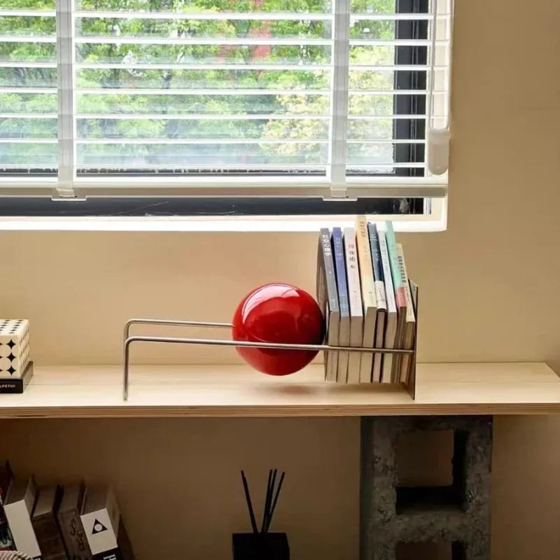 Nordic Style Wall-Mounted Bookshelf Rack for Living Room Home Decoration