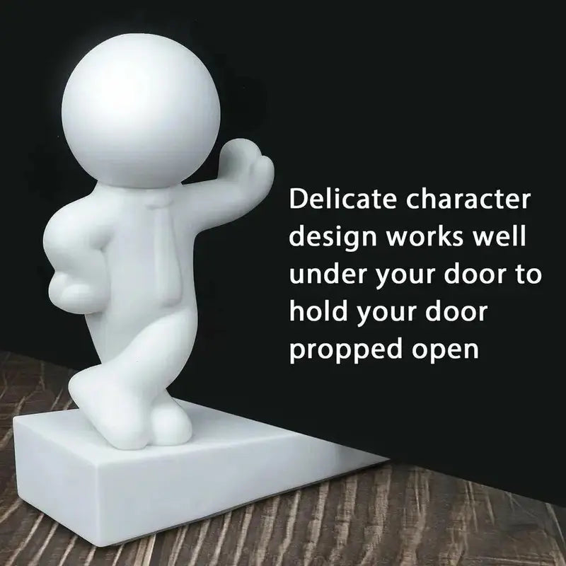 Humanoid Door Stopper Anti Slip Floor Protector for Kids Rooms and Home
