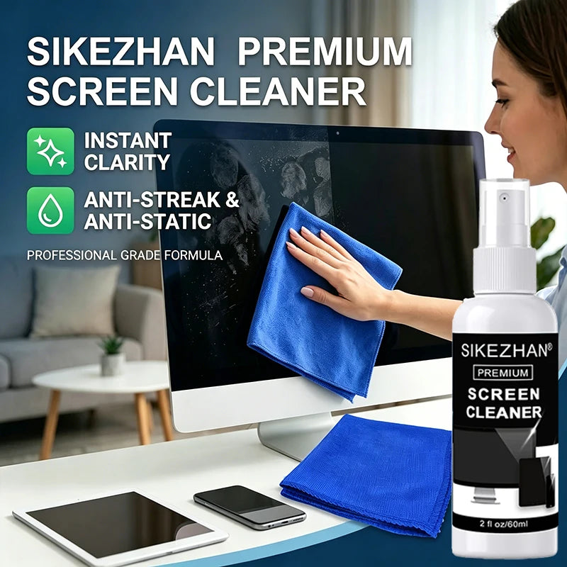 Professional Screen Cleaner Spray for Laptop Phone and Tablet Displays Streak-Free 50ml
