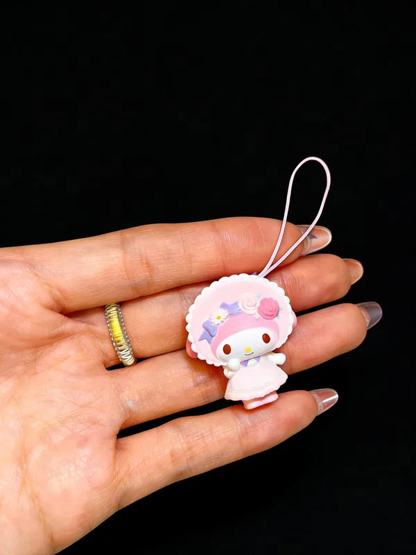 Anime My Melody Ballet Rabbit Pendant Blind Box Cute Bag Charm Gift for Fans