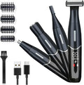 4-in-1 Women's Electric Razor for Hair Removal - Wet & Dry Face Body Bikini