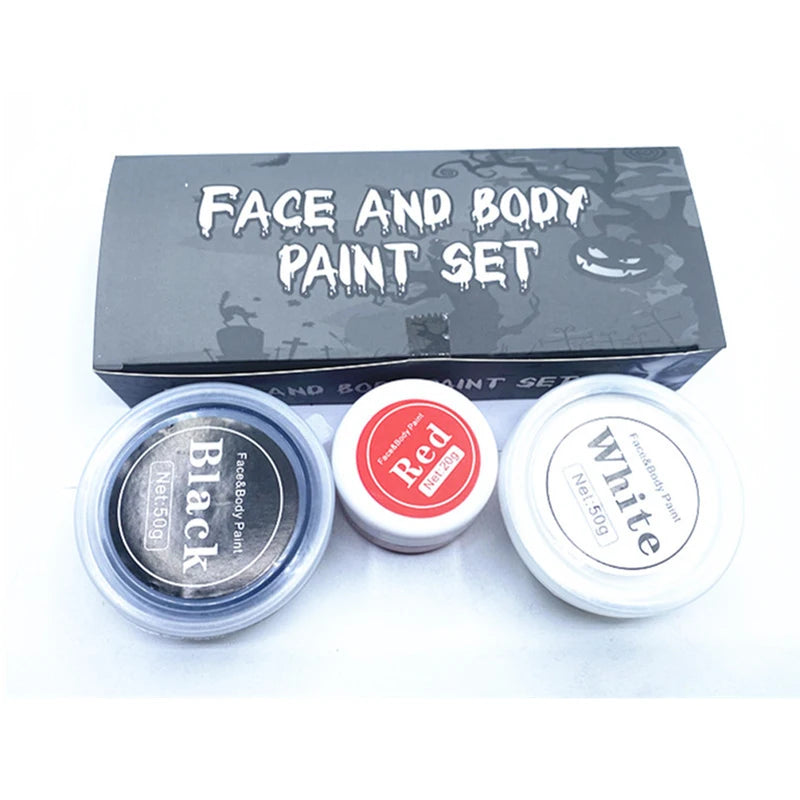 Oil Face & Body Paint Makeup Wheel for Special Effects Halloween Christmas Party