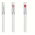 Portable Silicone Lip Brush Set with Cover - Soft Multifunctional Lip Makeup Applicators