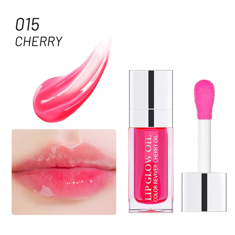 Lip Moisturizing Oil with 5 Color Options - Hydrating Lip Gel & Water Mist