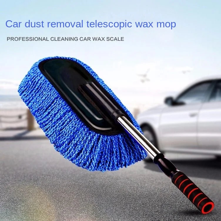 Microfiber Car Wash Brush Mop Kit with Long Handle – Garage & Vehicle Cleaning Supplies