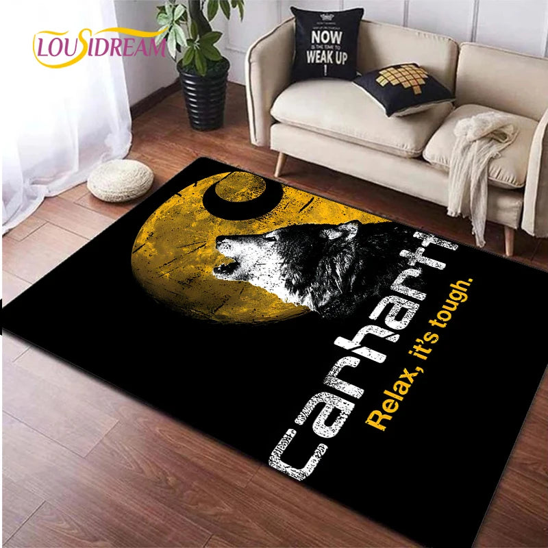 Multi-Size Non-Slip Area Rug for Living Room, Bedroom, Kitchen, Door, and Decor