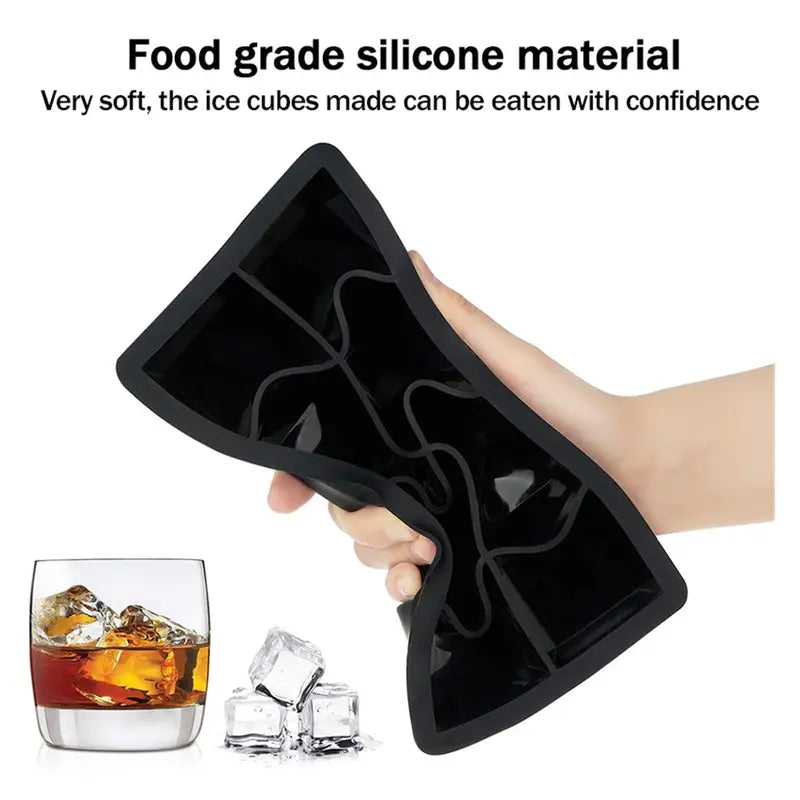 Silicone Ice Cube Tray 15-Grid Square Ice Mold Reusable for Whiskey Cocktails