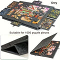 6-in-1 Decorative Puzzle Board with Storage Drawers - Tiltable Desk for 1000 Pieces