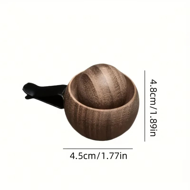 Wooden Car & Home Essential Oil Diffuser - Natural Fragrance Dispenser