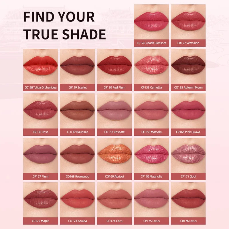 Velvet Matte Lipstick - Hydrating Long-Lasting Lip Color for Halloween & Parties