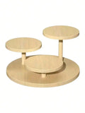 Multi-Layer Wooden Jewelry Display & Storage Rack - Plant & Bead Organizer