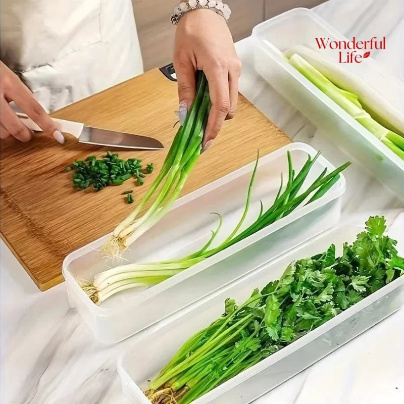 Food Storage Container with Airtight Lid - Fresh-Keeping Plastic Box for Kitchen, Noodles, Snacks