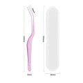 Stainless Steel Bead Picking Tweezers Anti-Static Precision 2.6mm for False Eyelash Application