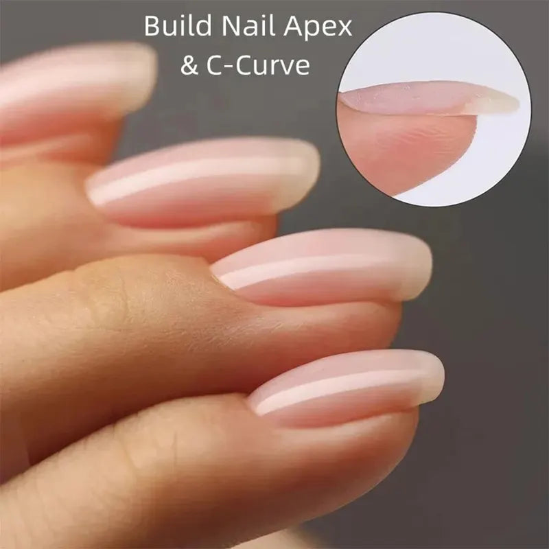 2PCS Nail Gel Polish Base & Top Coat Reinforcement Long Lasting UV LED Clear Gel