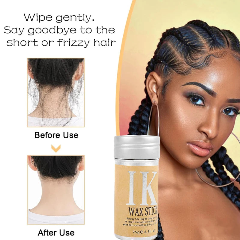 Kids and Women Hair Wax Stick for Styling, Slick Back & Flyaway Control