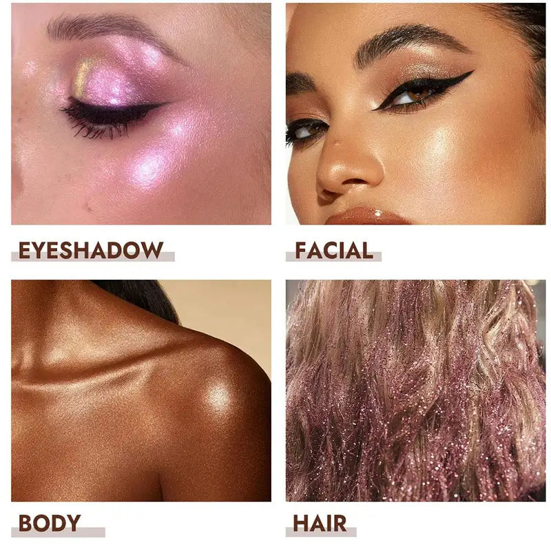 Multi-Use Liquid Highlighter for Face Body & Hair - 30ml Pearlescent Shimmer