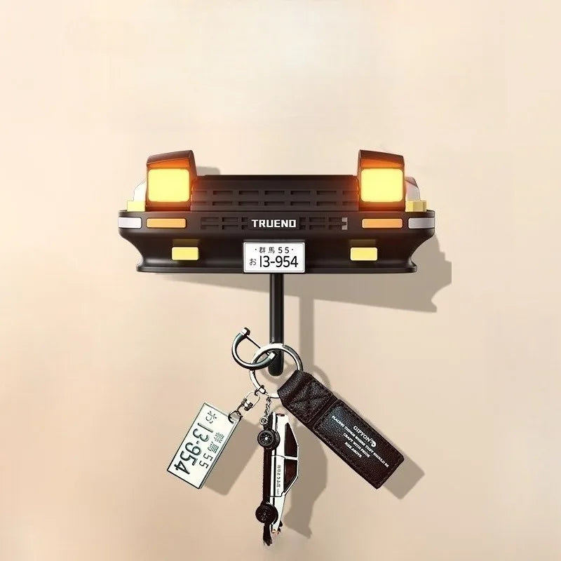 Car Headlight Wall Key Holder - Wall-Mounted Car Enthusiast Gift Accessory