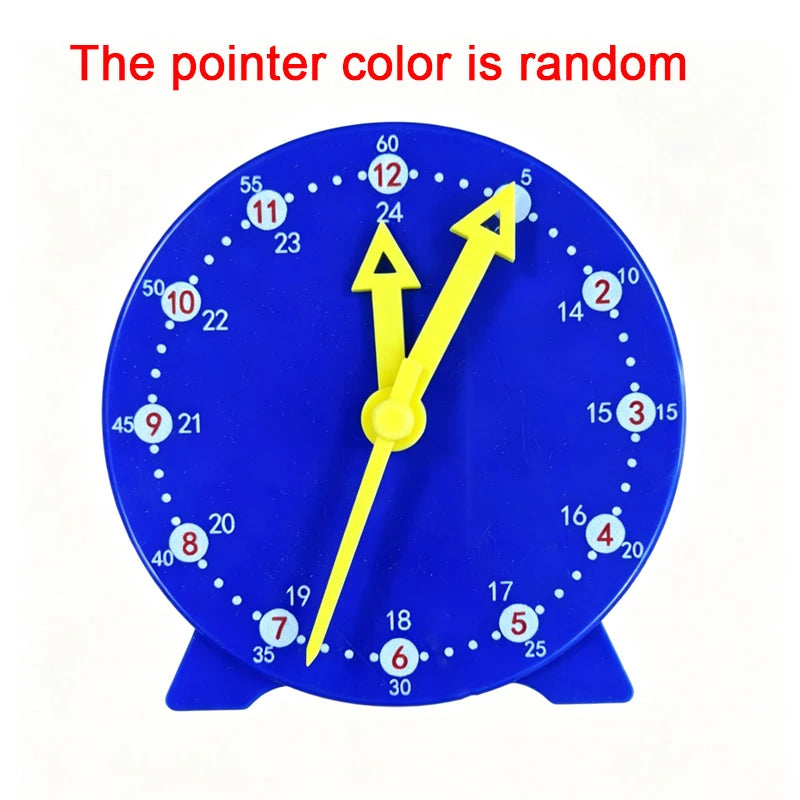 Children Montessori Educational Clock Toy - Time Recognition & Learning Aid