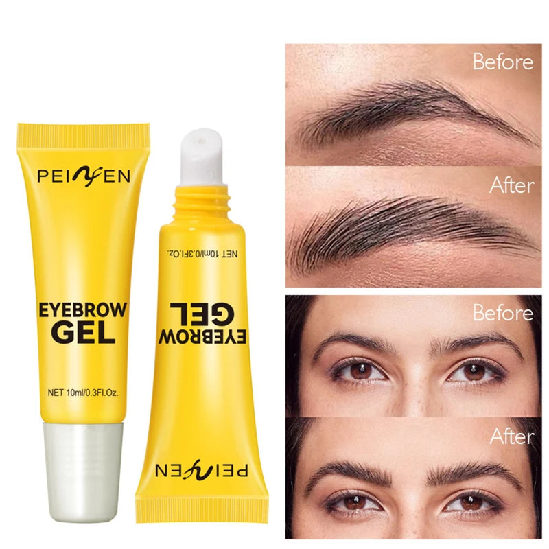 Eyebrow Shaping Gel with Brush - Strong Hold & Long-Lasting Natural Look