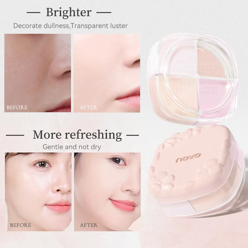 Color Setting Powder for Matte Oil Control - Soft Focus Finish, Multiple Shades