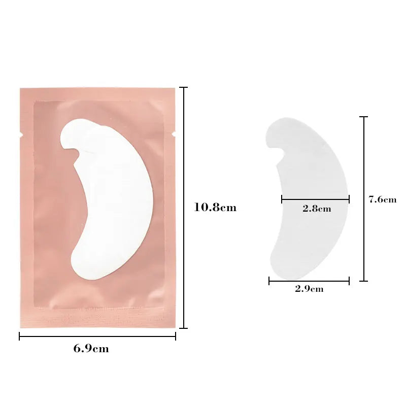 Hydrogel Eye Patches for Eyelash Extensions - Under Eye Pads, 100/500 Pairs