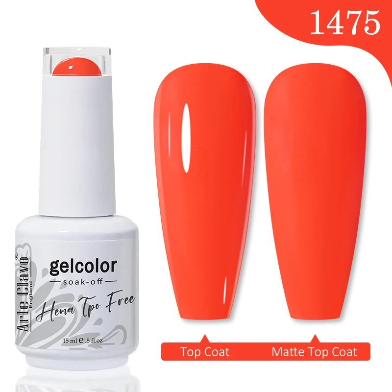 Gel Nail Polish Set - Semi-Permanent UV LED Varnishes for Nail Art