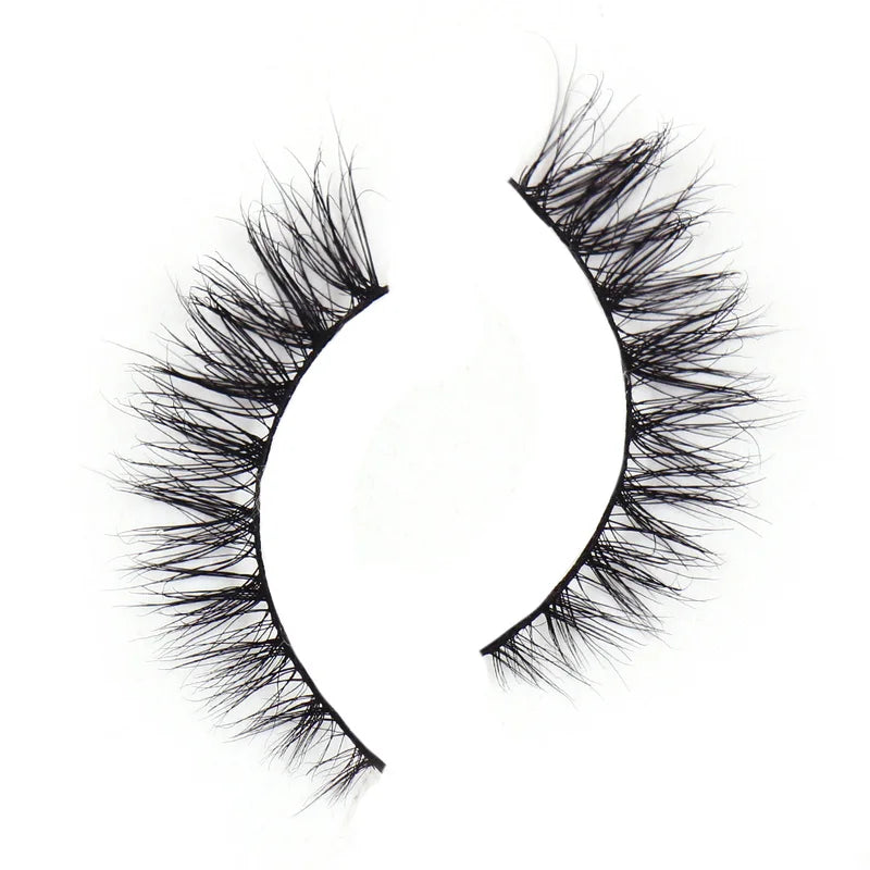 3D Mink False Eyelashes Fluffy Wispy Natural Reusable Strip Lashes