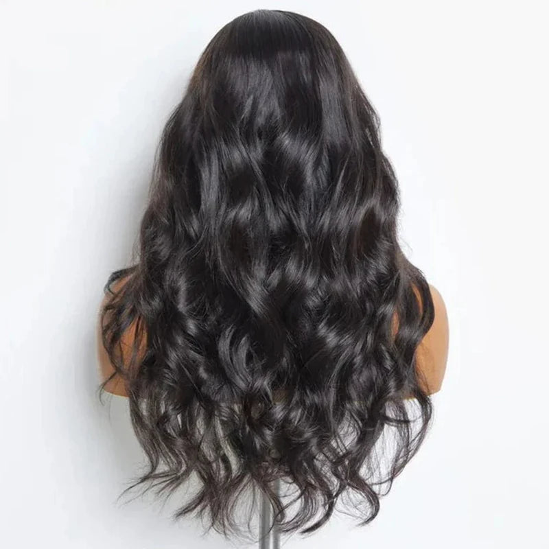 Human Hair Lace Front Wig Body Wave 13x5 HD Transparent Lace T Part 180D Density