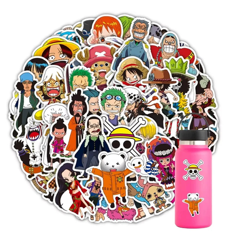 50Pcs Waterproof Sticker Set for Parties, Gifts, Laptop & Rewards