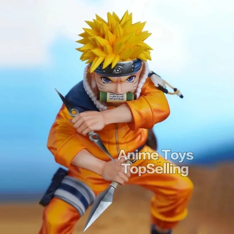 18cm Naruto Uzumaki PVC Action Figure - Anime Collectible Toy for Fans
