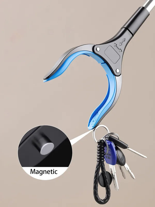 Foldable Litter Picker Grabber Tool - Lightweight Collapsible Trash Reacher for Garden & Bathroom